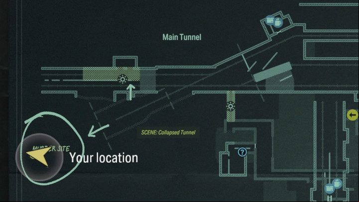 After your time in metro tunnels, the journey continues to a network of underground tunnels - Alan Wake 2: All Echoes - Alan - Initiation - Alan Wake - Alan Wake 2 Guide