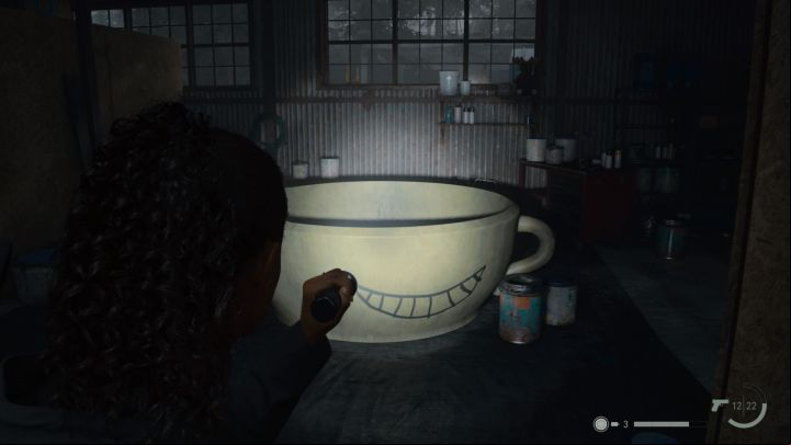 4 - Alan Wake 2: Padlock puzzle in Kalevala Knights Workshop in Watery - Main storyline - Alan Wake 2 Guide