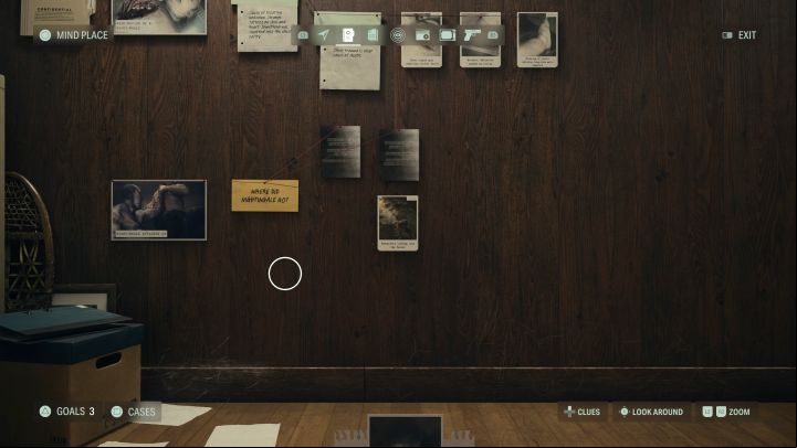 We described the case board in more detail on a separate page Mind Place - Alan Wake 2: Tips and tricks - Basics - Alan Wake 2 Guide
