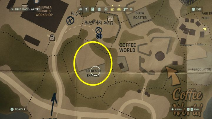 2 - Alan Wake 2: Circuit Board below Espresso Express puzzle - Main storyline - Alan Wake 2 Guide