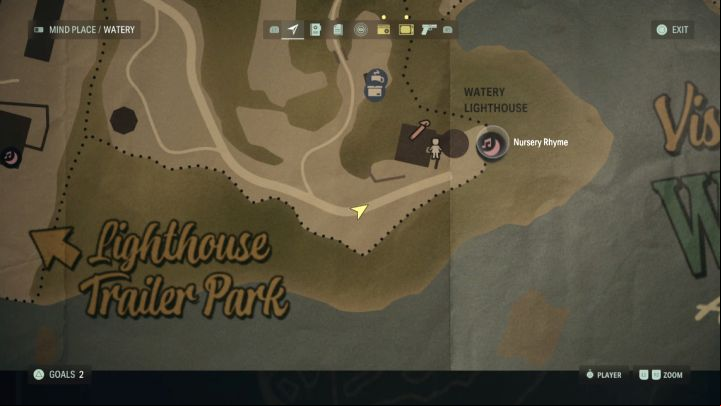 11 - Alan Wake 2: All Nursery Rhymes puzzles in Watery - Rhymes - Alan Wake 2 Guide