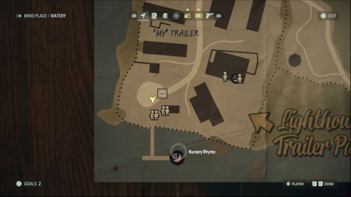 8 - Alan Wake 2: All Nursery Rhymes puzzles in Watery - Rhymes - Alan Wake 2 Guide