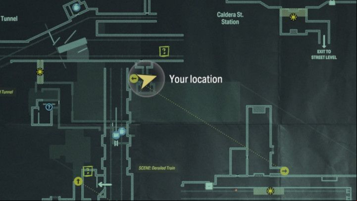 The last Word of Power in the subway tunnels can be found on the wall behind the bars next to the door to the save room - Alan Wake 2: All Words of Power - Alan - Initiation - Alan Wake - Alan Wake 2 Guide