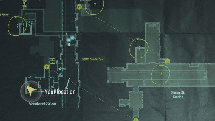 Upon reaching the large room with bars, head to its western part (be careful, as it is guarded by aggressive shadows) - Alan Wake 2: All Words of Power - Alan - Initiation - Alan Wake - Alan Wake 2 Guide