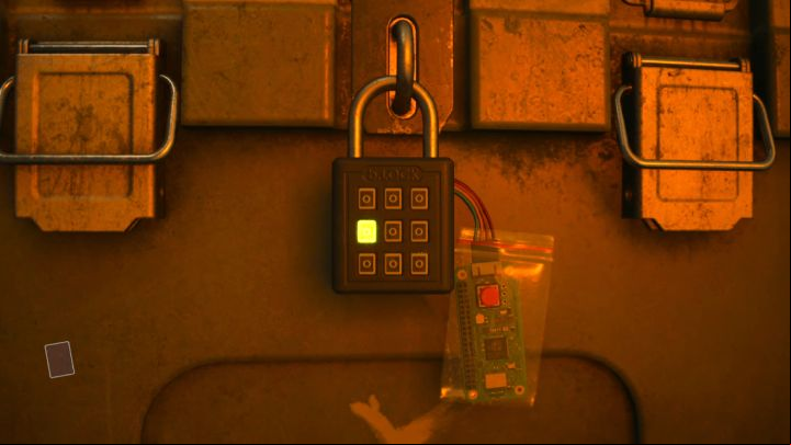 The earliest you can reach the container is during Return 2 - Alan Wake 2: All Cult Stashes in Cauldron Lake - Cult Stashes - Alan Wake 2 Guide