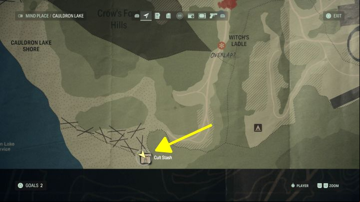 7 - Alan Wake 2: All Cult Stashes in Cauldron Lake - Cult Stashes - Alan Wake 2 Guide