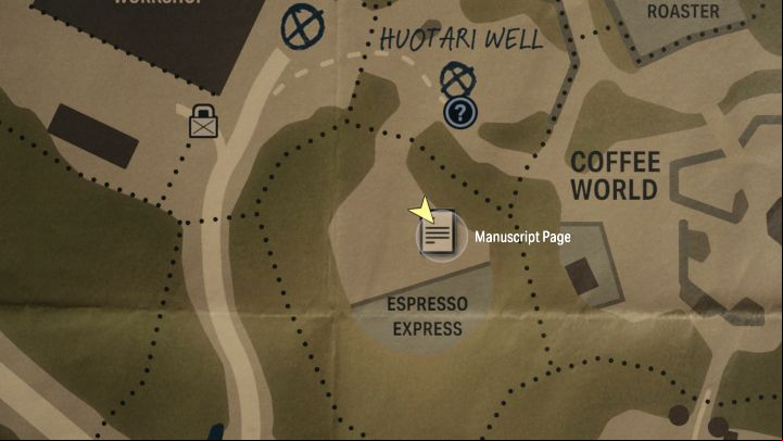 The Manuscript Page will appear in front of the Espresso Express carousel in Watery, but this may only happen after defeating the bosses in the Overlap - Alan Wake 2: All Manuscript Pages - Saga - Return - Saga Anderson - Alan Wake 2 Guide