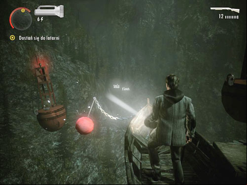 Create also a boat, which can be disconnected from anchor buoy by lightning the chain - Alan Wake: DLC 2 The Writer Part 1 - walkthrough - Walkthrough - Alan Wake Game Guide & Walkthrough