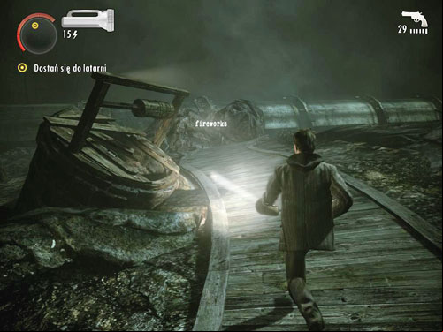 Keep going until you reach a tree - Alan Wake: DLC 2 The Writer Part 2 - walkthrough - Walkthrough - Alan Wake Game Guide & Walkthrough