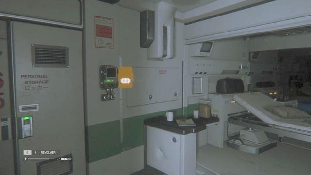 If you want to, you can enter the neighboring room and use a rewire point to turn on the lights in more parts of the facility - Help Dr. Kuhlman - Walkthrough - Alien: Isolation - Game Guide and Walkthrough