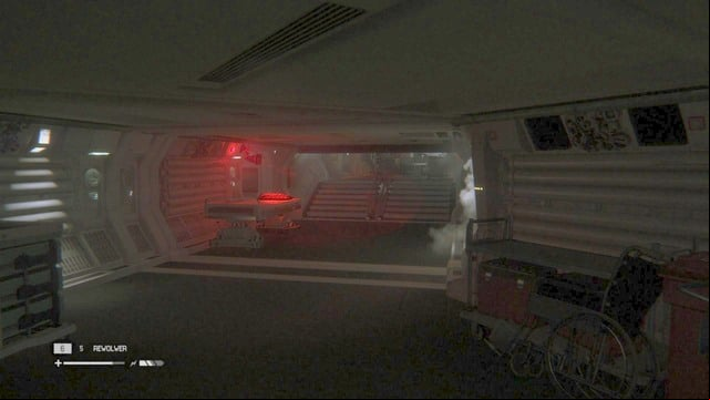 Get out of Morleys office and go forward until you reach a turn left - Help Dr. Kuhlman - Walkthrough - Alien: Isolation - Game Guide and Walkthrough