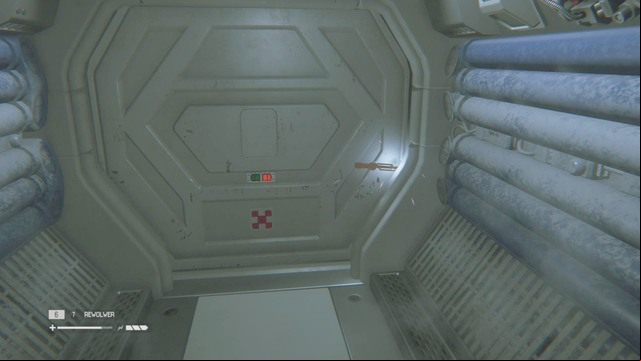 Get out of the elevator and look left - Investigate San Cristobal Medical Facility - Walkthrough - Alien: Isolation - Game Guide and Walkthrough