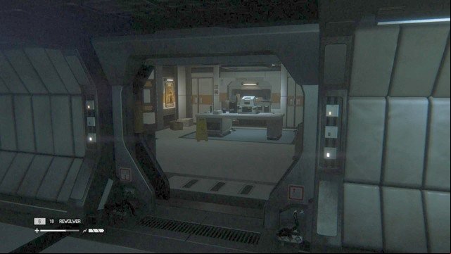 Go along the corridor until you reach the room - Go back to Taylor with the medicine - Walkthrough - Alien: Isolation - Game Guide and Walkthrough