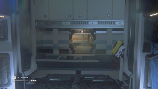 Here you can find an upgrade for the access tuner, a save console, and an ID tag - Go back to Taylor with the medicine - Walkthrough - Alien: Isolation - Game Guide and Walkthrough