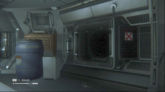 If the looters havent noticed you, enter the vent at the end of the stairs and kill them with the revolver (try to shoot them in the head - Go back to Taylor with the medicine - Walkthrough - Alien: Isolation - Game Guide and Walkthrough