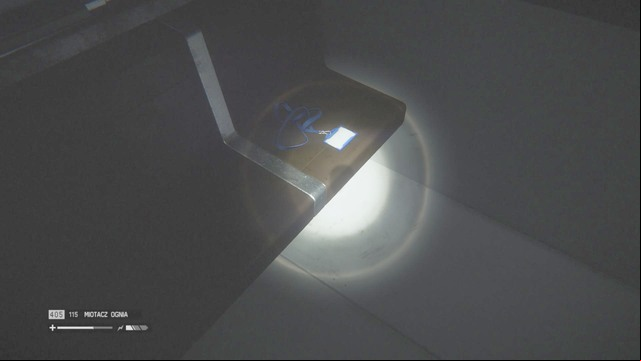 An ID Tag lies on a bench in the main Solomons Transit Station - Solomons Habitation Tower - Missing persons and Archive Logs - Alien: Isolation - Game Guide and Walkthrough