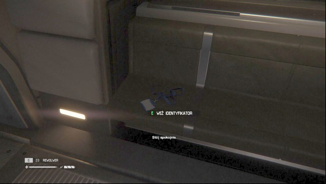 An ID Tag lies on a bench in the upper level of the residential area - Solomons Habitation Tower - Missing persons and Archive Logs - Alien: Isolation - Game Guide and Walkthrough