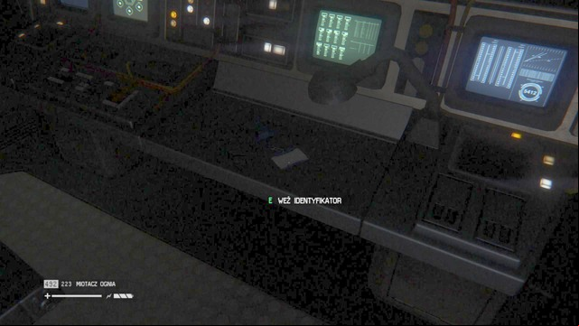 An ID Tag lies on the control in a locked room (the room can be accessed with the access tuner V - Solomons Habitation Tower - Missing persons and Archive Logs - Alien: Isolation - Game Guide and Walkthrough