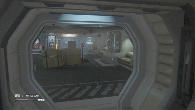 You will notice another motion detector, which you should deactivate - Restore access to Distribution - Walkthrough - Alien: Isolation - Game Guide and Walkthrough