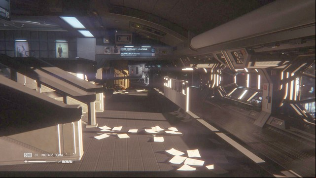 Keep walking straight through the hallway until you get to the last door - Access the Project KG348 Research Labs - Walkthrough - Alien: Isolation - Game Guide and Walkthrough