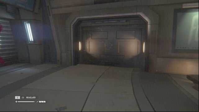 In the corridor, you may encounter more enemies - Find a way to the Colonial Marshal Bureau - Walkthrough - Alien: Isolation - Game Guide and Walkthrough