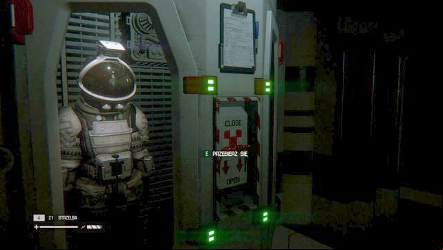 Climb down the ladder to the lower level and approach the door on the left - Find a way to the Torrens - Walkthrough - Alien: Isolation - Game Guide and Walkthrough