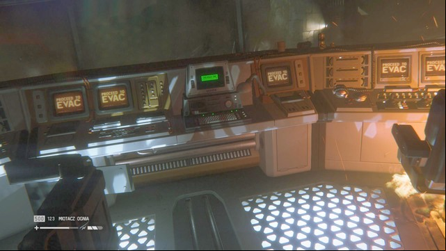 Go back through the main door, and then climb up the stairs until you get to the command center - Escape Sevastopol - Walkthrough - Alien: Isolation - Game Guide and Walkthrough