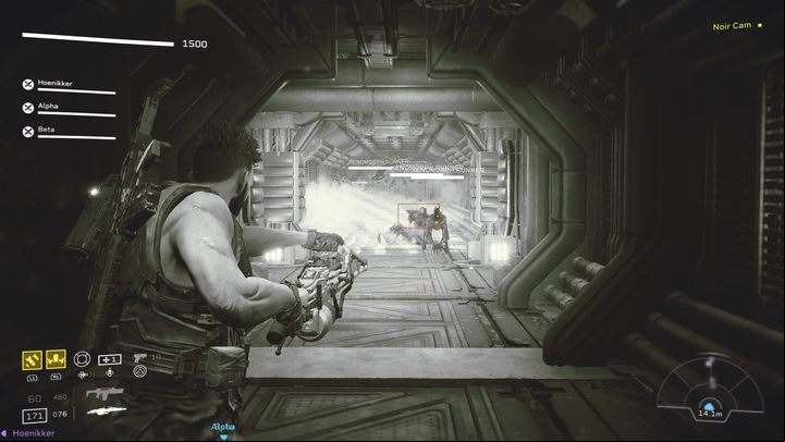 Initially, head towards the point indicated on the map - Aliens: Fireteam Elite: Extract - walkthrough - Top priority - Aliens Fireteam Elite - guide, how to read