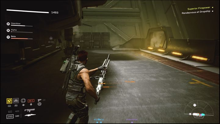 The final interaction will be to approach the console and activate it - Aliens: Fireteam Elite: Extract - walkthrough - Top priority - Aliens Fireteam Elite - guide, how to read