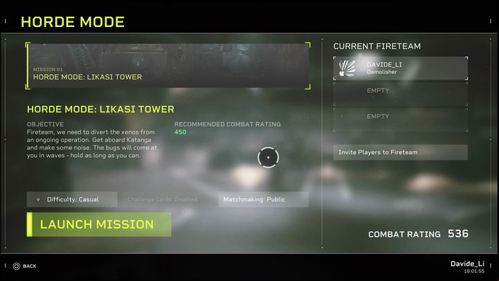 Horde mode is not available at the beginning of the game - Aliens Fireteam Elite: Horde Mode - what is it? - FAQ - Aliens Fireteam Elite Guide