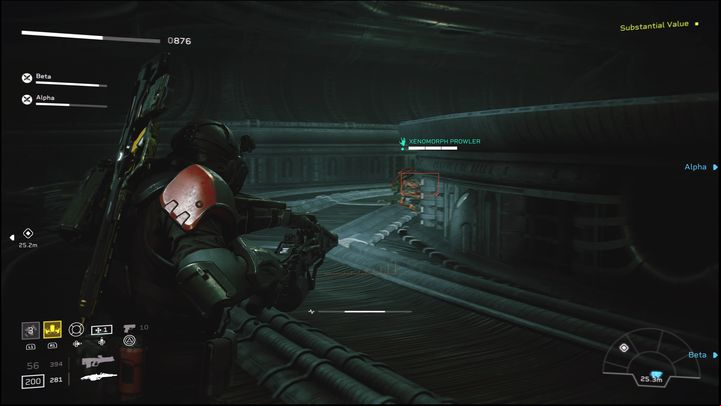 While following the path, watch out for lurking Xenomorphs that will ambush you when you are close enough - Aliens Fireteam Elite: Advance - walkthrough - A gift of fire - Aliens Fireteam Elite Guide