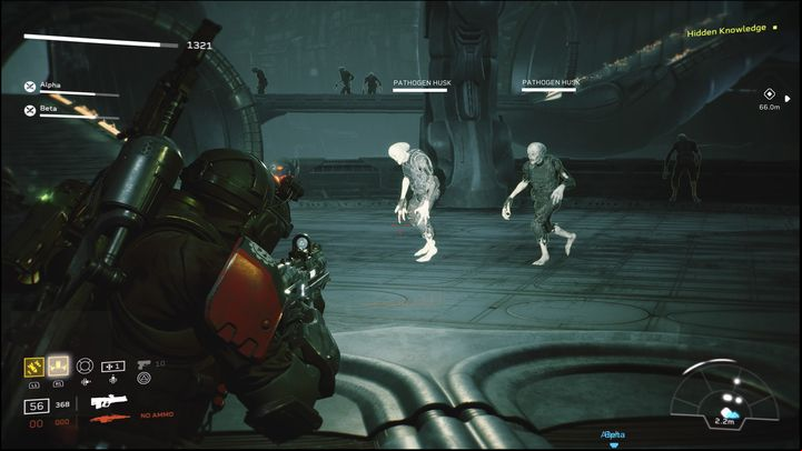 Another group of opponents await in the next room - Aliens Fireteam Elite: Boarding - walkthrough - A gift of fire - Aliens Fireteam Elite Guide