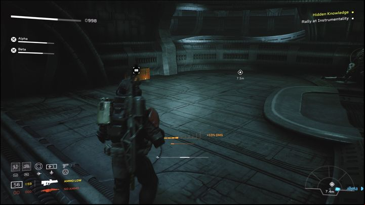 Clear them out and continue by following the waypoint - Aliens Fireteam Elite: Boarding - walkthrough - A gift of fire - Aliens Fireteam Elite Guide