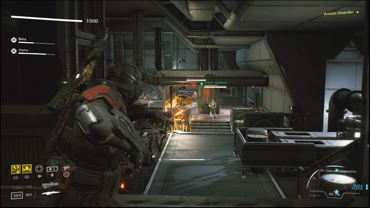 Synths will come from both left and right sides - Aliens Fireteam Elite: Breach - walkthrough - The only safe option - Aliens Fireteam Elite Guide