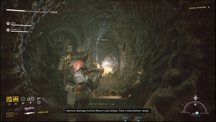 Further ahead, there is a narrow age from which Xenos will emerge - Aliens Fireteam Elite: Breach - walkthrough - The only safe option - Aliens Fireteam Elite Guide