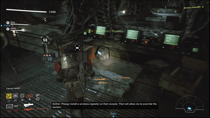 Once the area is cleared, approach the computers - Aliens Fireteam Elite: Breach - walkthrough - The only safe option - Aliens Fireteam Elite Guide