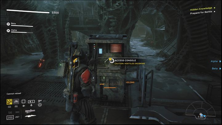 Then go to the next markers appearing on the radar - you reach the place where you will need to gain access to the console - Aliens Fireteam Elite: Search - walkthrough - The only safe option - Aliens Fireteam Elite Guide