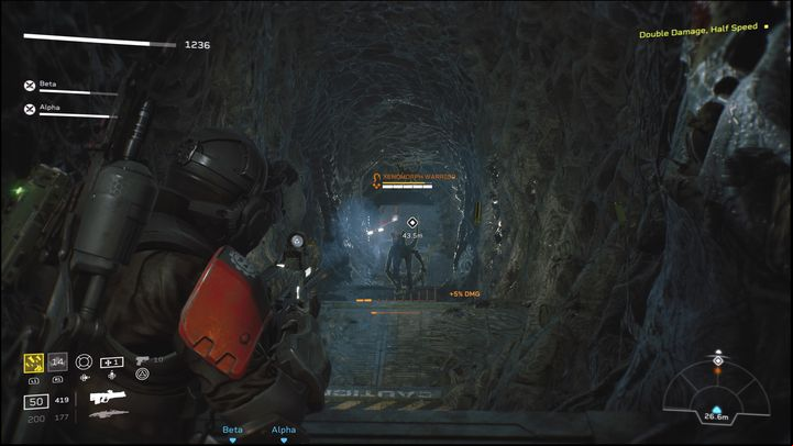 While descending down, you will encounter more enemies - Aliens Fireteam Elite:Regicide - walkthrough - The only safe option - Aliens Fireteam Elite Guide