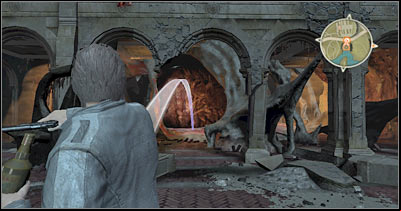 If you've done everything according to the plan, you were able to wound the beast - Episode 4 Scene 2 - Episode 4 - Alone in the Dark - Game Guide and Walkthrough