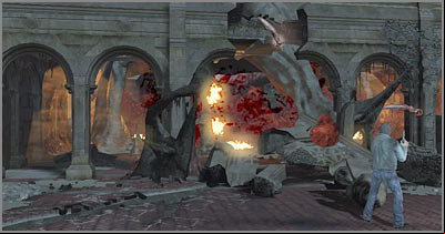 Once you've defeated the monster, go back to the burning cars and recollect medical sprays which you've ditched before - Episode 4 Scene 2 - Episode 4 - Alone in the Dark - Game Guide and Walkthrough