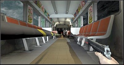 The carriage will separate itself from the main structure in a few seconds, however it won't be a problem, because you won't encounter any additional monsters - Episode 7 Scene 1 - Episode 7 - Alone in the Dark - Game Guide and Walkthrough