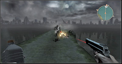 This root of evil can be found in the water, so it's extremely important to destroy it from a larger distance - Episode 8 Optional: Roots of evil - Part 2(3) - Episode 8 - Alone in the Dark - Game Guide and Walkthrough