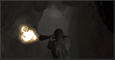 Obviously you will have to pick up the large artifact (the one you've received by burning down a wooden structure) - Episode 8 Scene 2 part 2 - Episode 8 - Alone in the Dark - Game Guide and Walkthrough