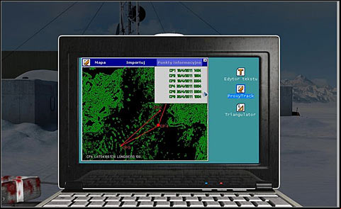 Select Map bookmark and East Ketek plateau - Analyze GPS data - Day 2 - Alpha Polaris - Game Guide and Walkthrough