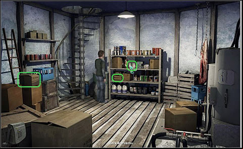 Go to the basement to get them (a spiral staircase in the lobby) - Bombe Alaska - Day 2 - Alpha Polaris - Game Guide and Walkthrough