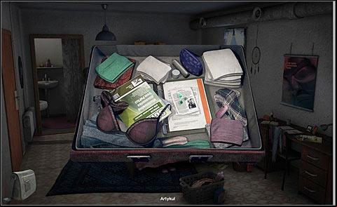 There is an article in the center of a suitcase - Get another article from Nova - Day 3 - Alpha Polaris - Game Guide and Walkthrough