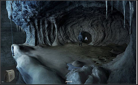 After a short cutscene your character will stand at the entrance to a cave - Find answers in a cave - Day 3 - Alpha Polaris - Game Guide and Walkthrough