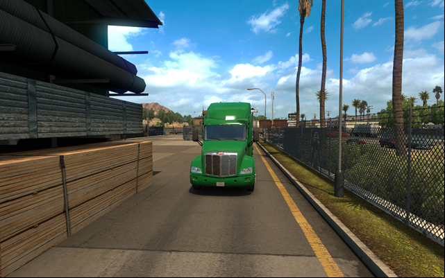 Click on accept order and you will be moved to the starting location automatically - Quick order - Job market - American Truck Simulator - Game Guide and Walkthrough