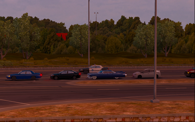 In many places you will be forced to waste time while waiting for green light to turn on - Gates, traffic jams, balances - Game world - American Truck Simulator - Game Guide and Walkthrough