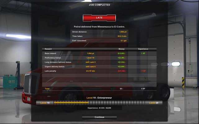 that damaging the cargo affects your income - Cancelling order and fines - Job market - American Truck Simulator - Game Guide and Walkthrough